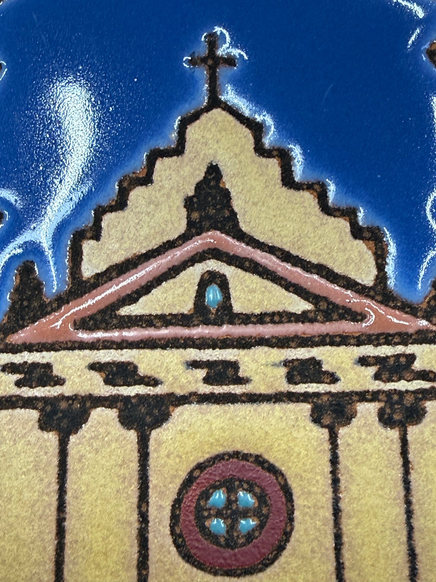 Santa Barbara Mission Art Tile, Pacific Blue Collection