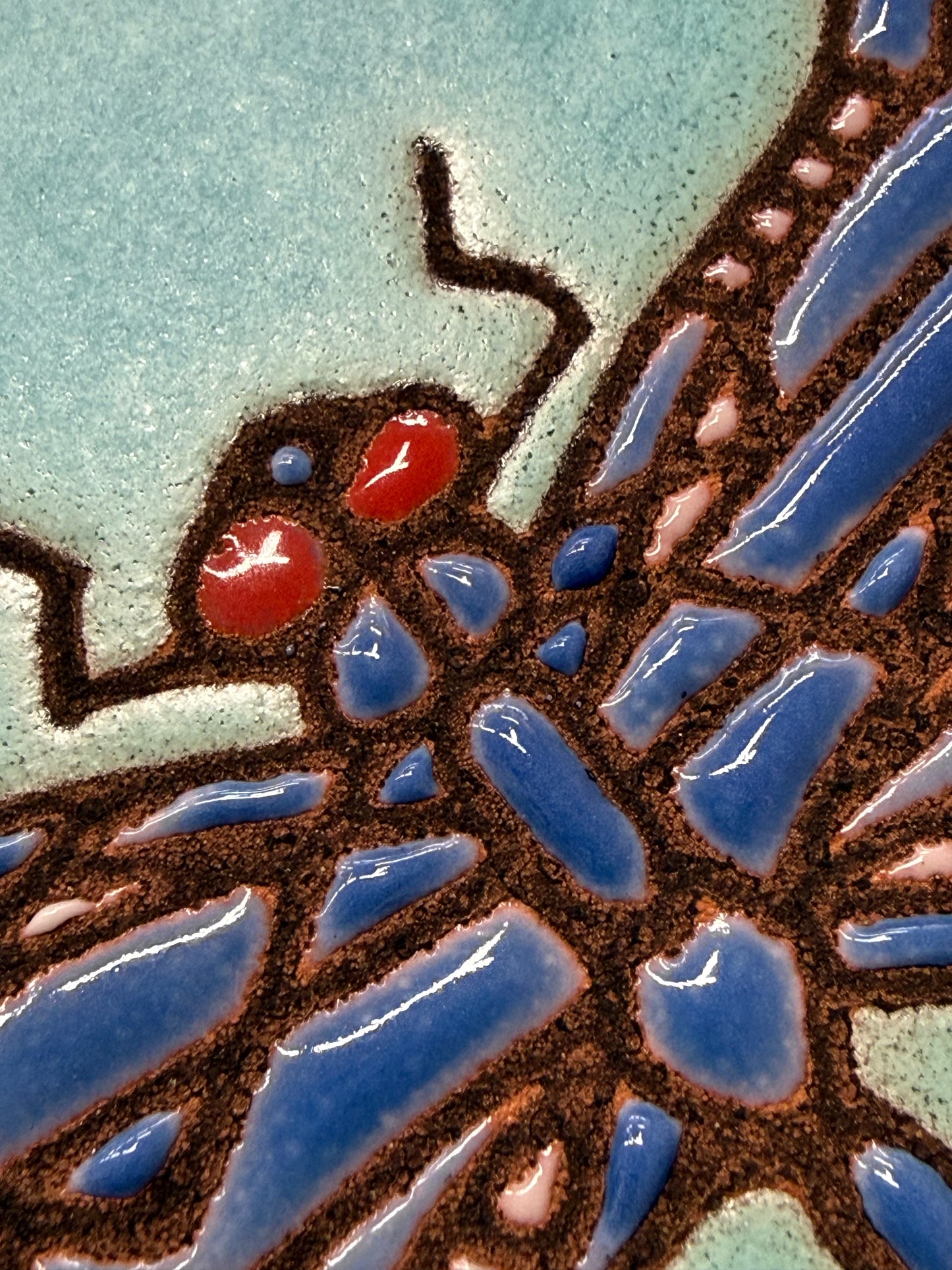 Dragonfly Tile, Pacific Blue Collection