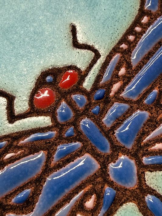 Dragonfly Tile, Pacific Blue Collection