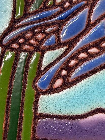 Dragonfly Tile, Pacific Blue Collection