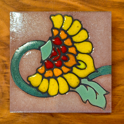 Tile Magnets: Flowers