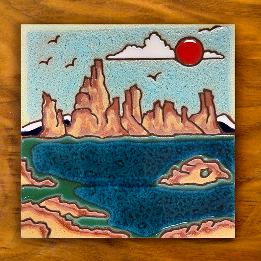 Mono lake ceramic tile