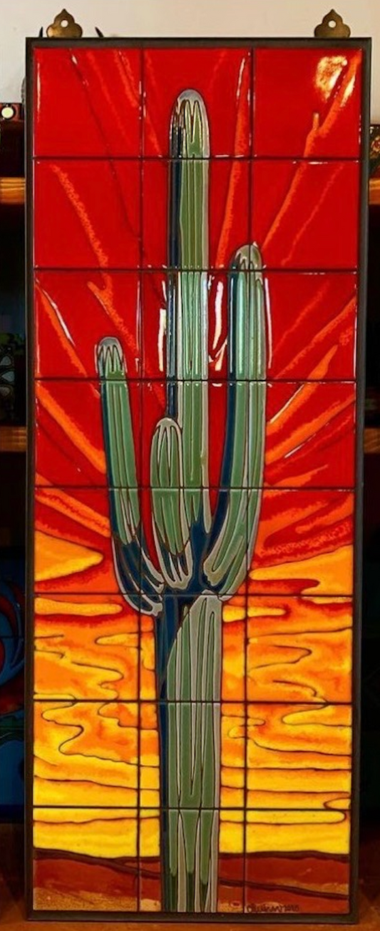 Sunset Saguaro