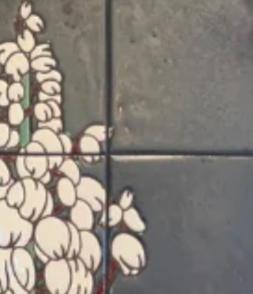 Yucca on Terra Cotta, Red, or Emerald, 12x24 Hand Glazed Tile Mural