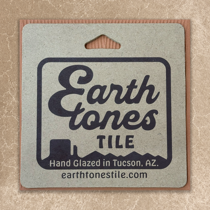 Roadrunner with Cactus Tile (7523), Earthtones Heritage Collection