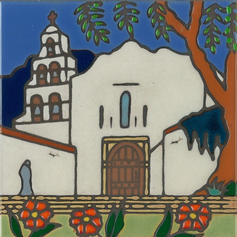 San Diego Mission Art Tile, Pacific Blue Collection