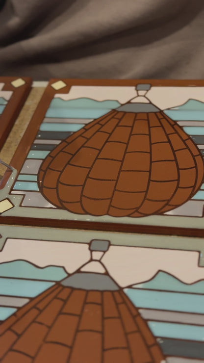 Patchwork Hot Air Balloon Tile