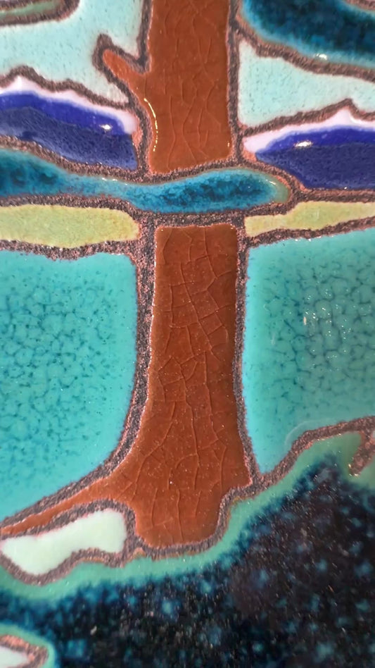 Mountain Lake Tile, Pacific Blue Collection