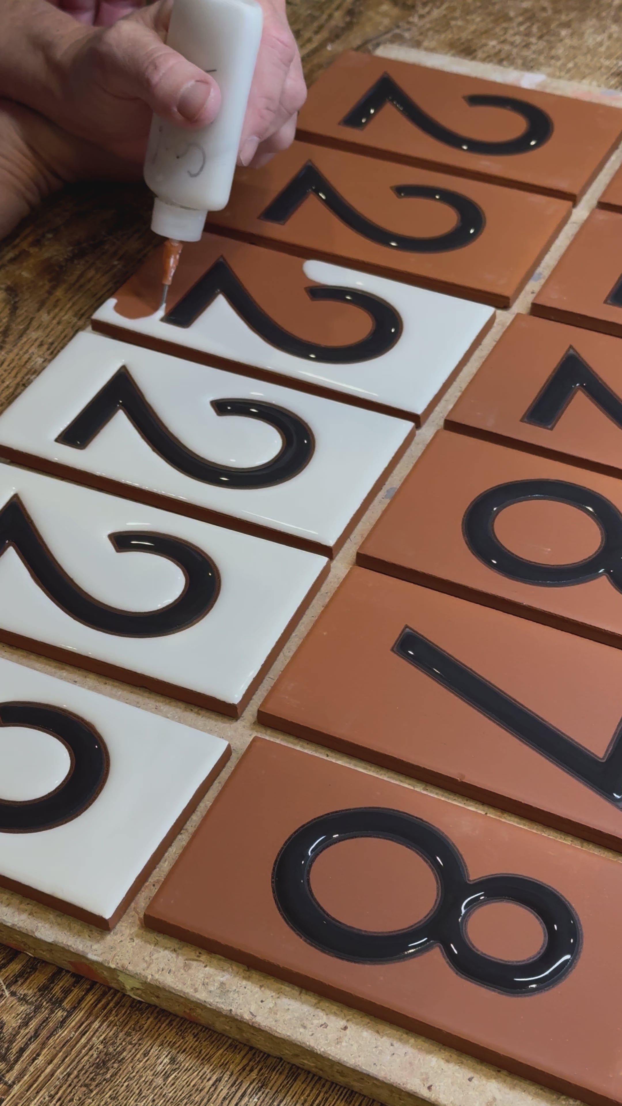 Carly Quinn Designs Frank Lloyd Wright April Showers Address Sign - Thumbnail 5