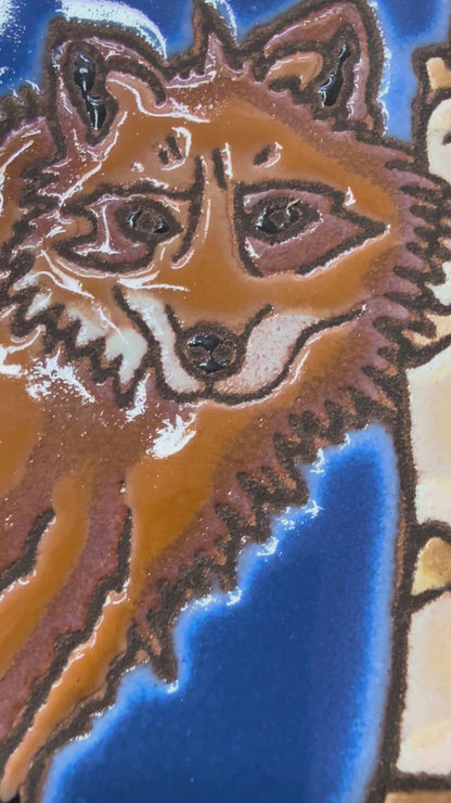 Red Fox Tile, Pacific Blue Collection