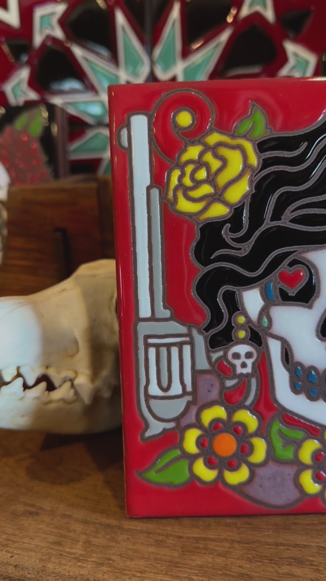 Bandita Tile Art Trivet – Carly Quinn Designs