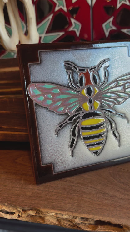 Bee Tile Art Trivet