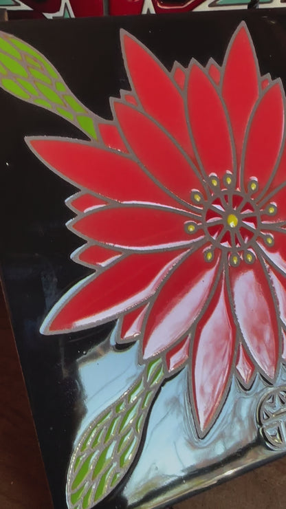 Cereus Cactus Bloom - Wil Taylor Art Tile Trivet