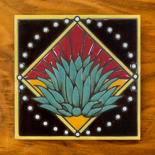 Agave Tile Art Trivet