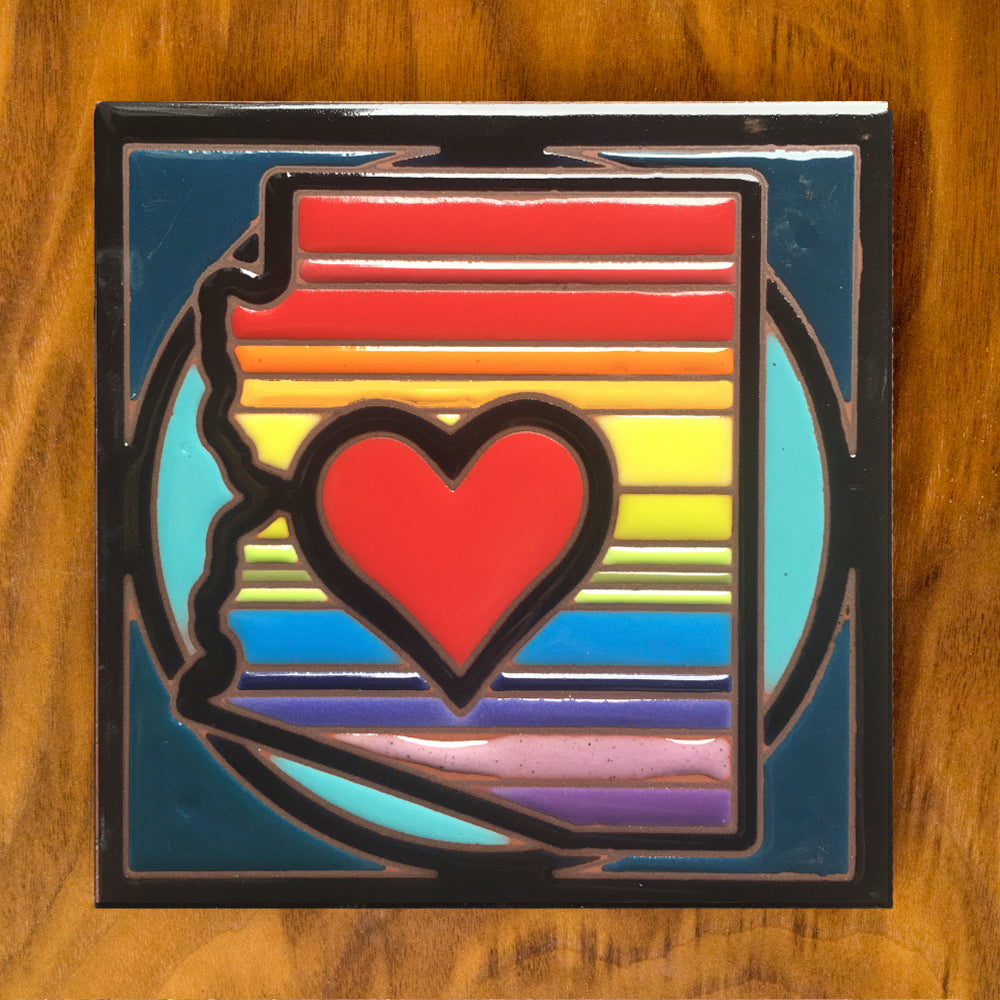 Arizona Love Tile Art Trivet