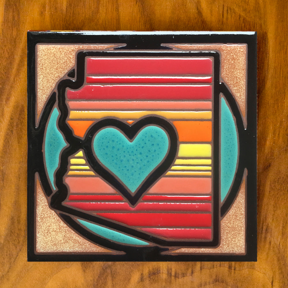 Arizona Love Tile Art Trivet