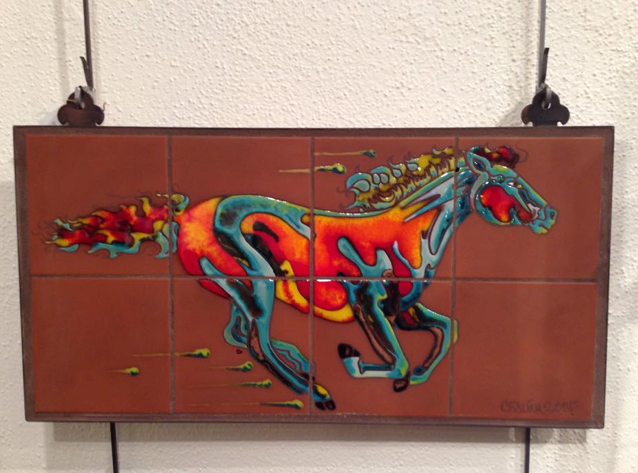 Fire Horse #2 Fine Art Mural