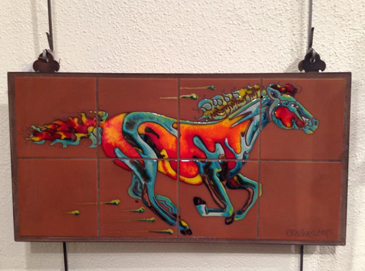 Fire Horse #2 Fine Art Mural