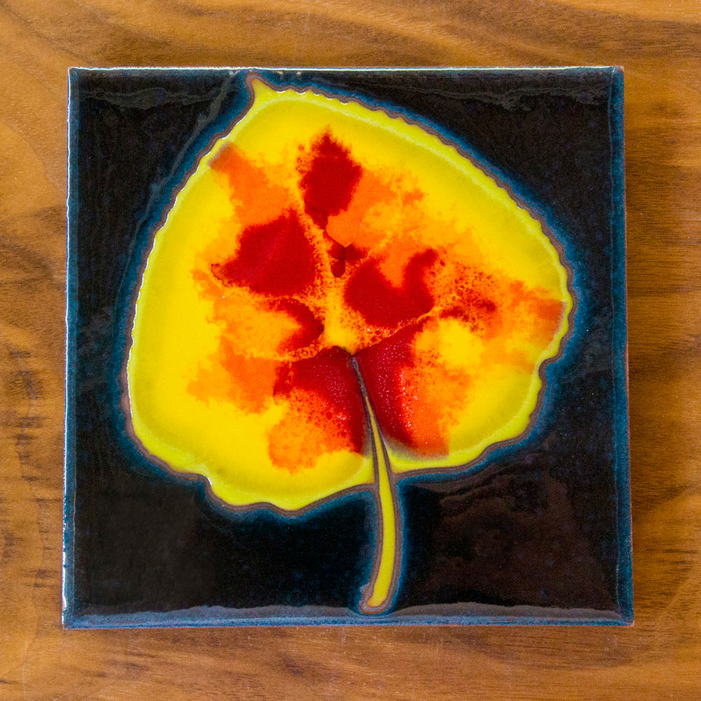Watercolor Aspen Leaf